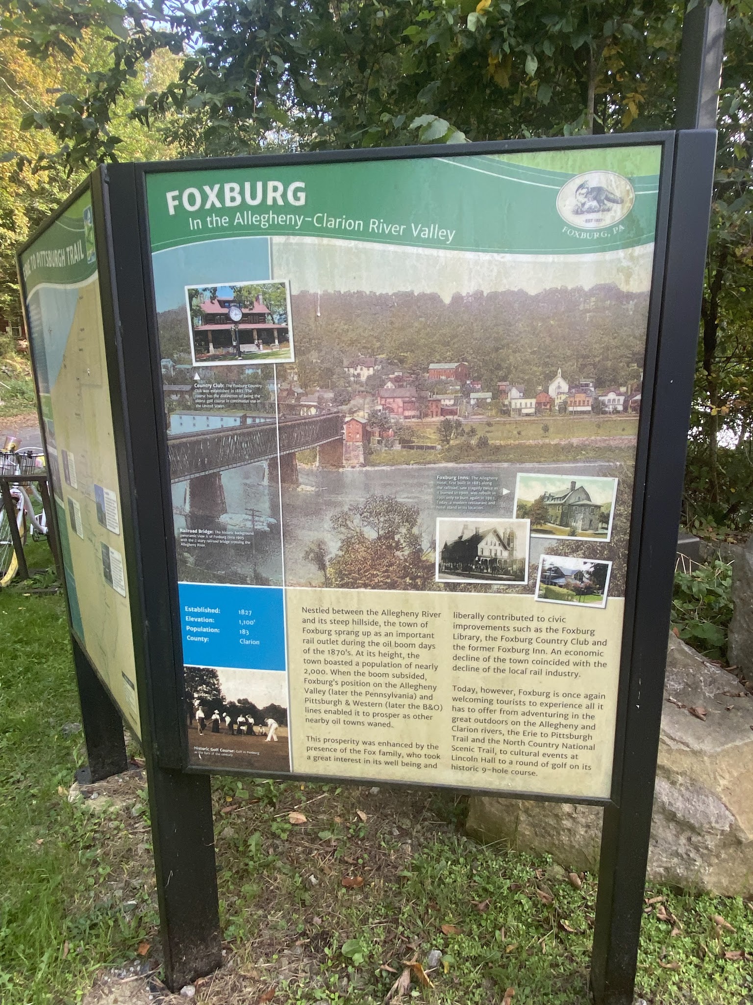 Allegheny Bike Trail - Parker, PA