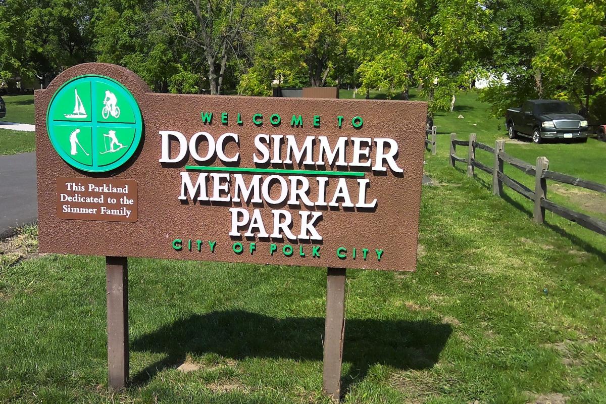 Doc Simmer Memorial Park - Polk City, IA