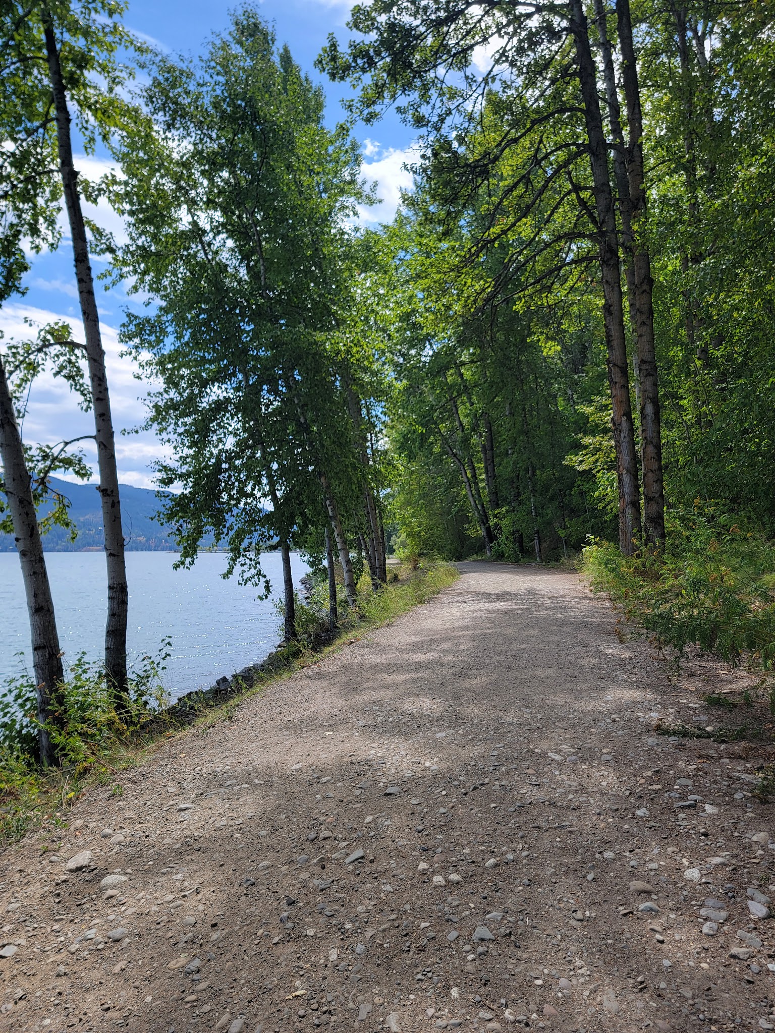 Trailhead for Pend d'Oreille Bay Trail - Ponderay, ID