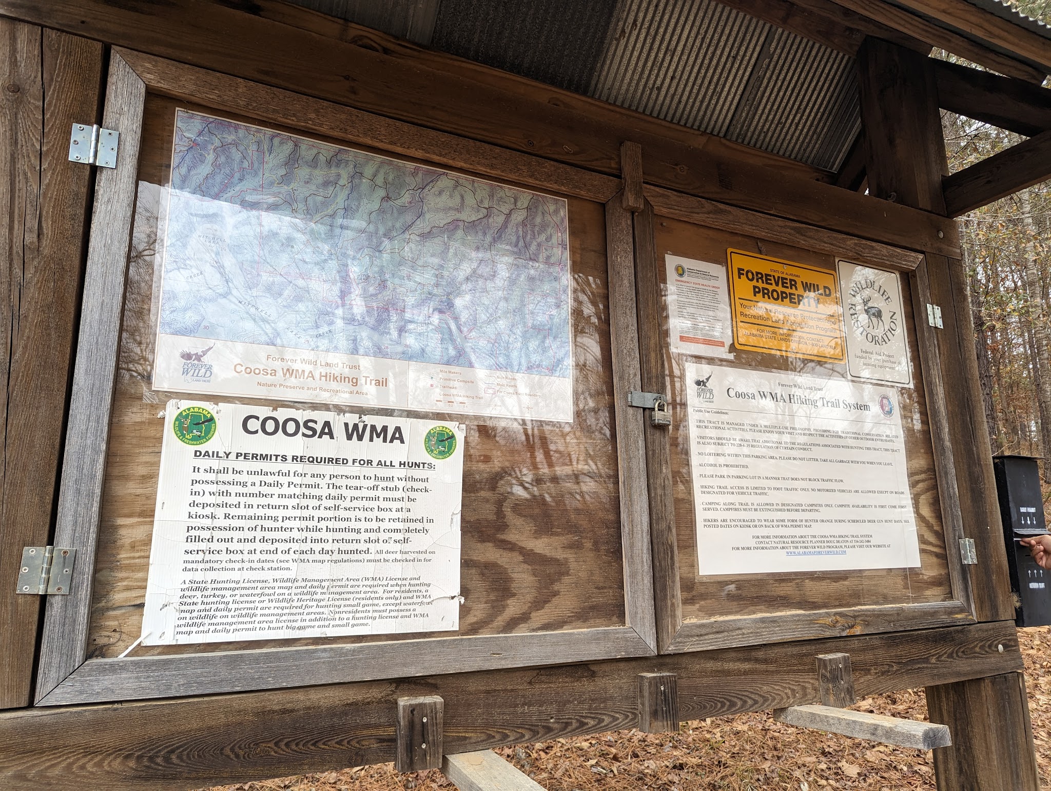 Coosa WMA, Forever Wild Trailhead - Rockford, AL