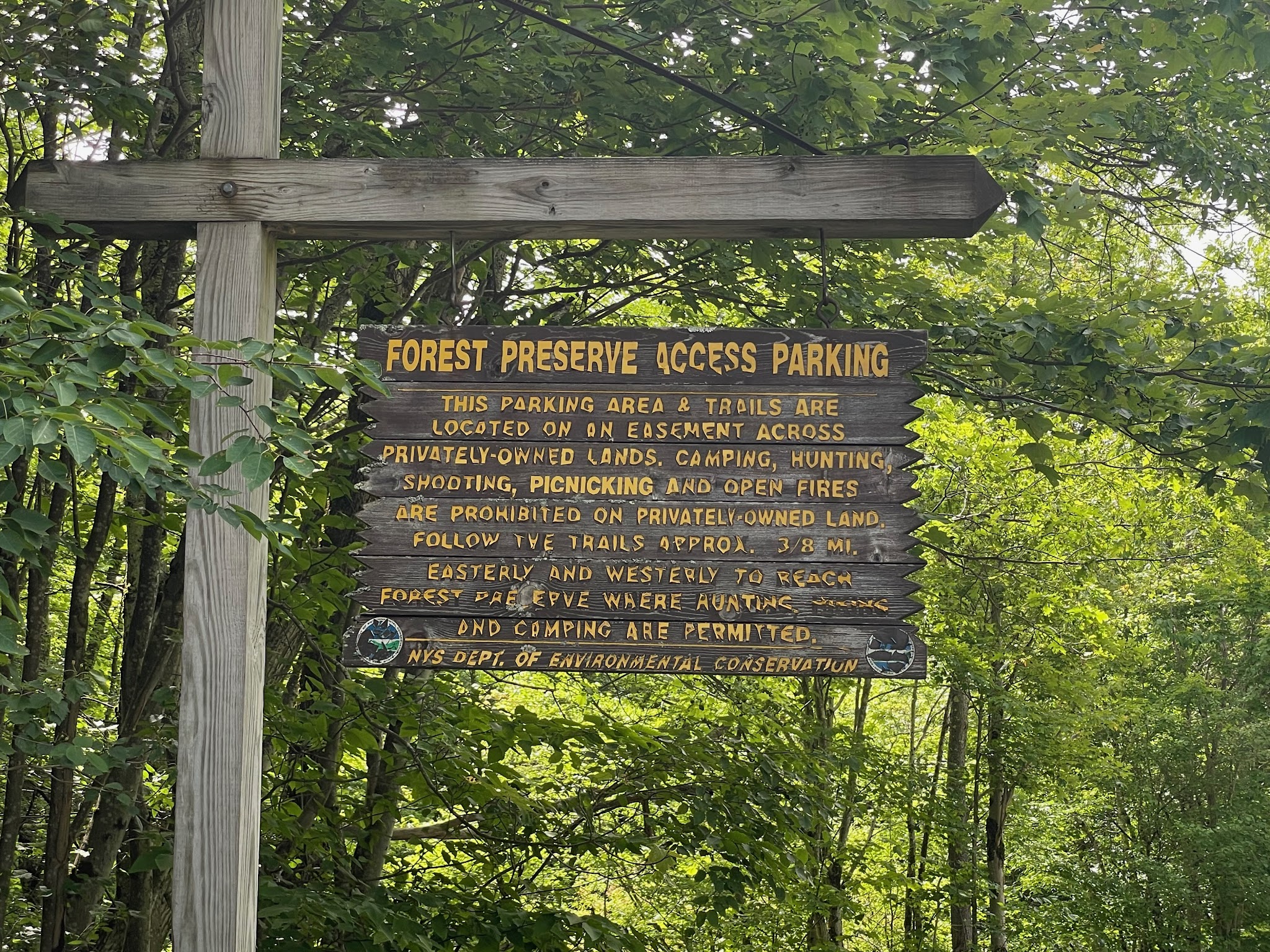 Mary Smith Trail Parking - Roscoe, NY