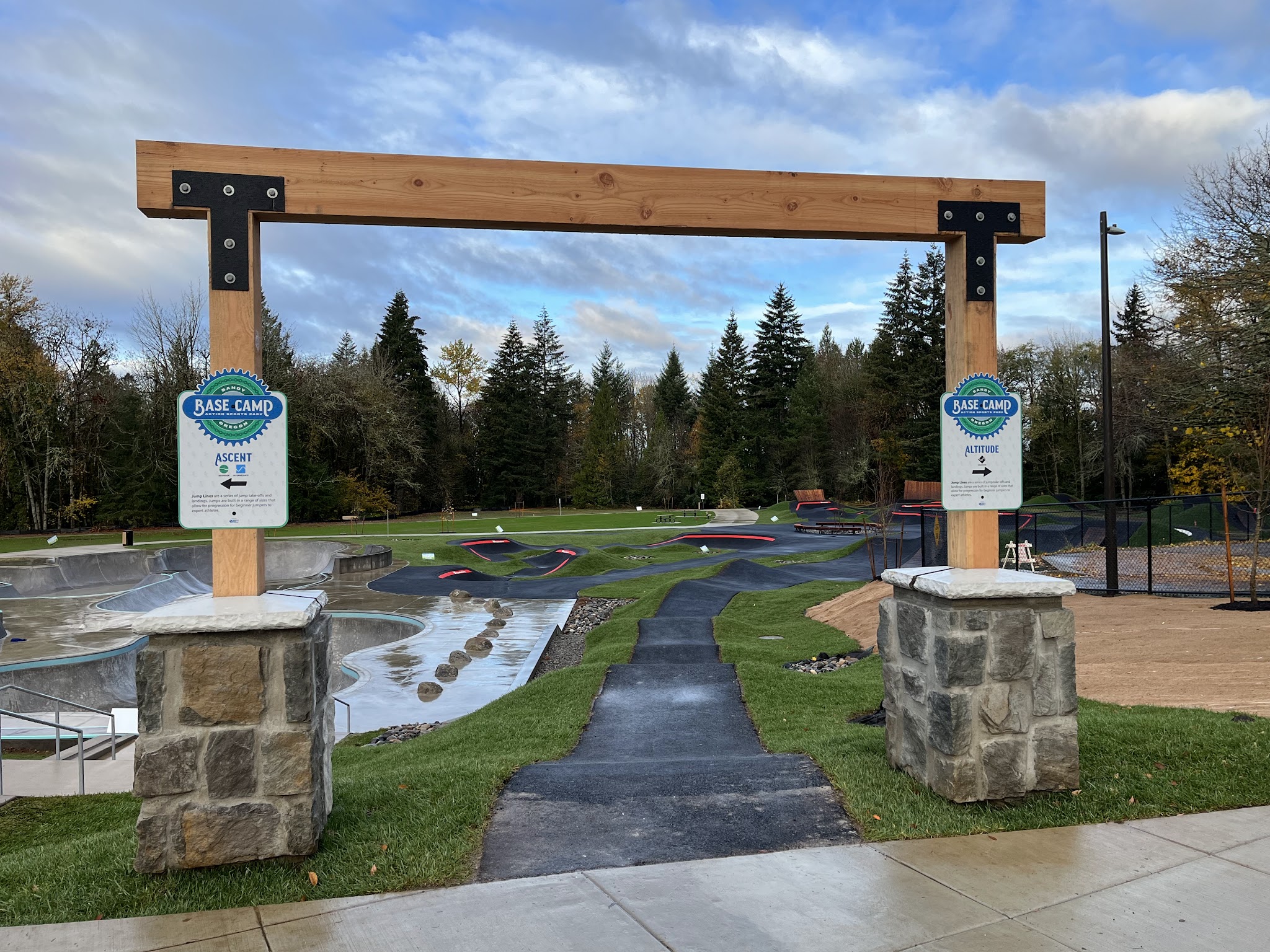 Cedar Park Featuring Base Camp - Action Sports Park - Sandy, OR