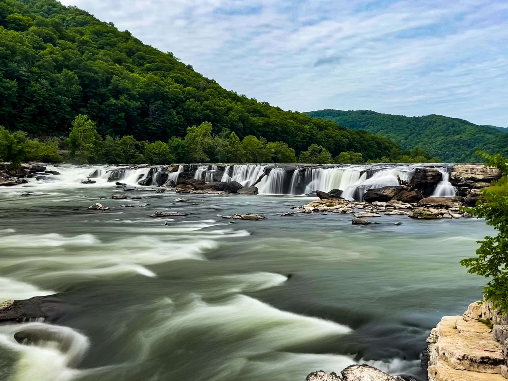 New River Gorge National Park: Sandstone Falls Recreation Area - Shady Spring, WV