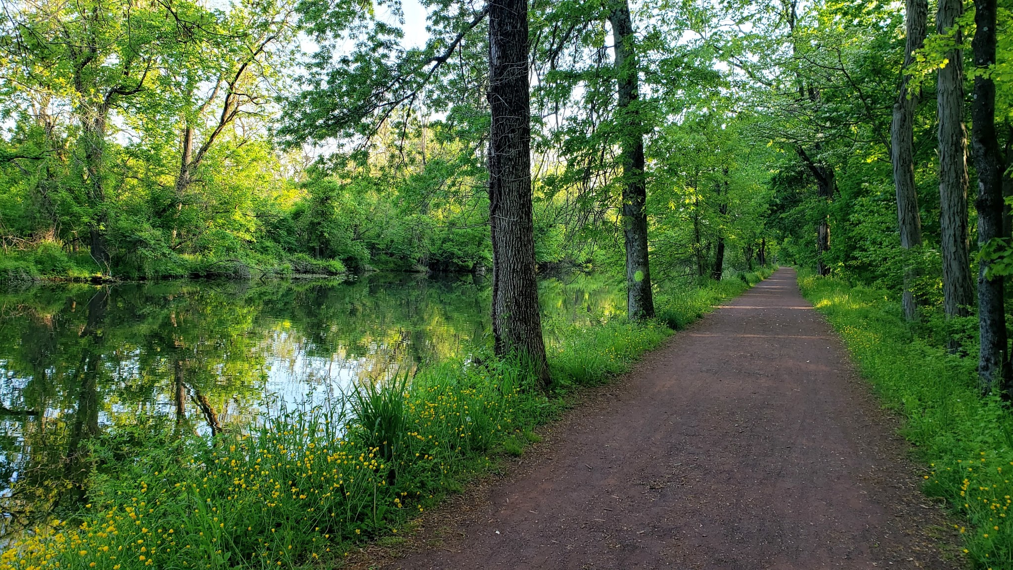 Delaware & Raritan Canal State Park Trail - Amwell Road - Somerset, NJ