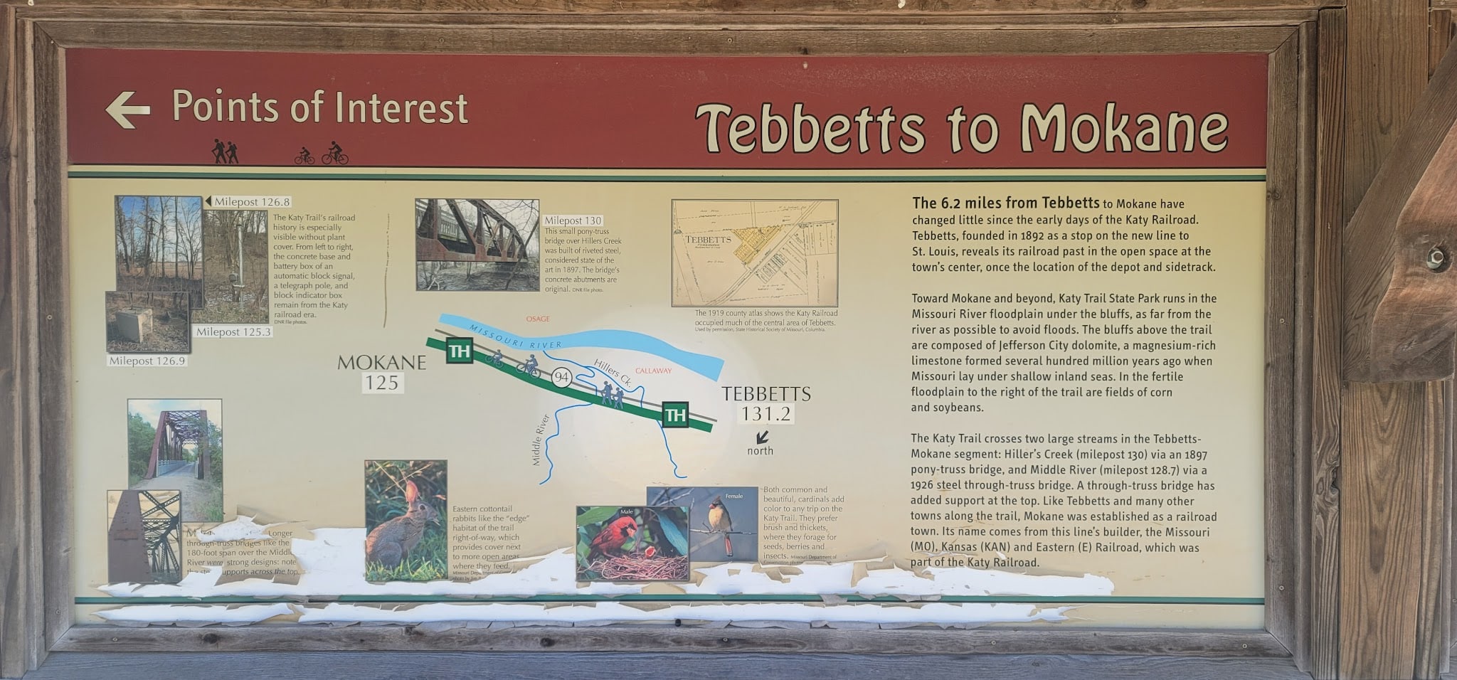 Katy Trail - Tebbetts Trailhead - Tebbetts, MO