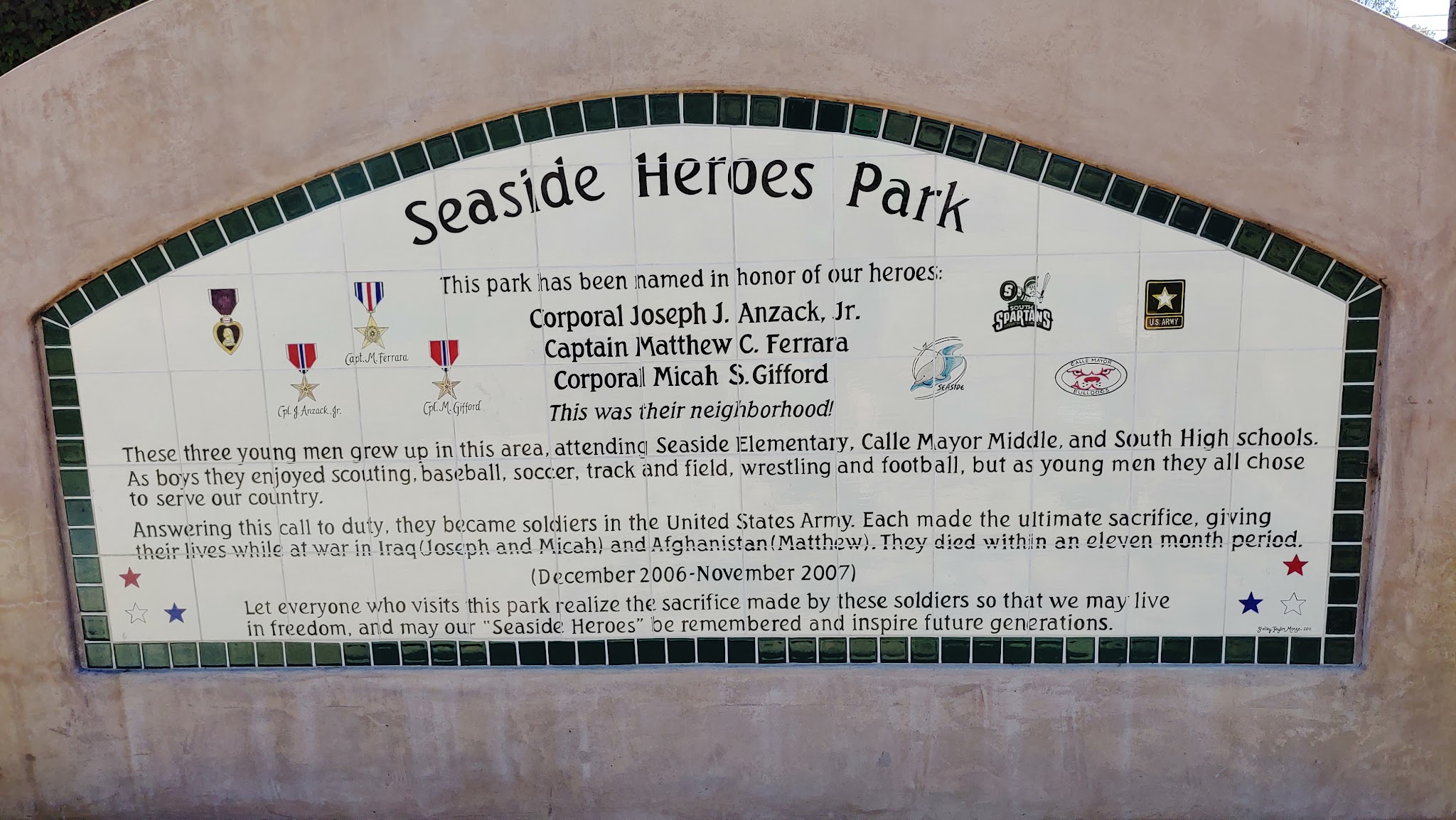 Seaside Heroes Park - Torrance, CA