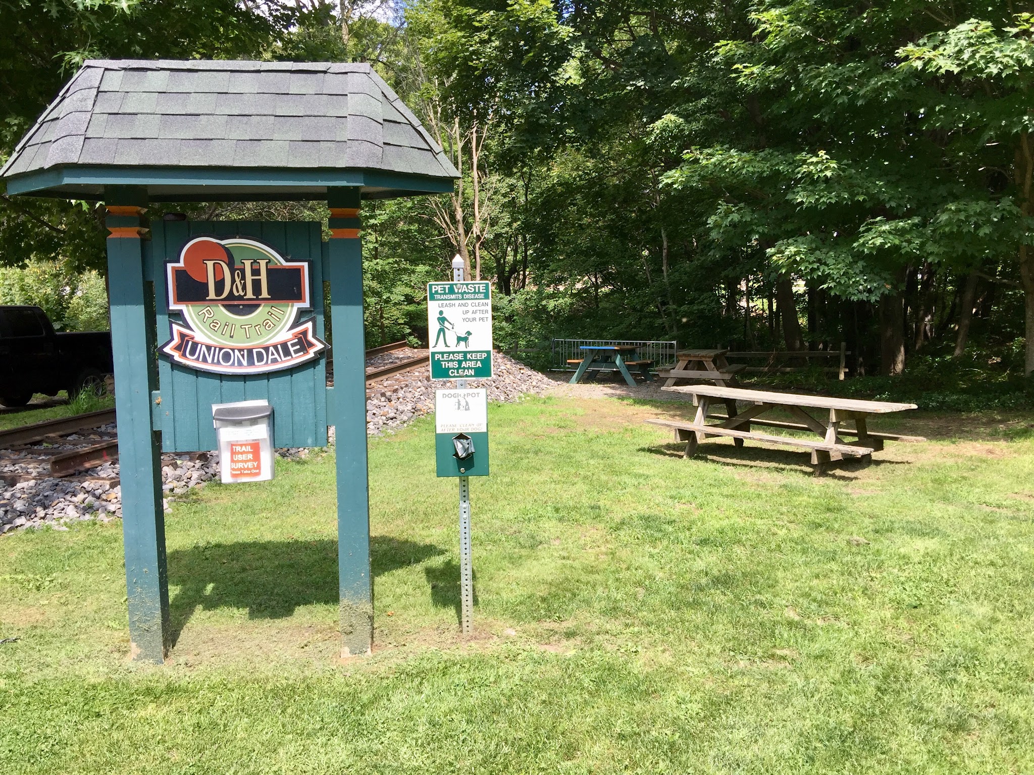 D&H Rail-Trail, Union Dale Trailhead - Union Dale, PA