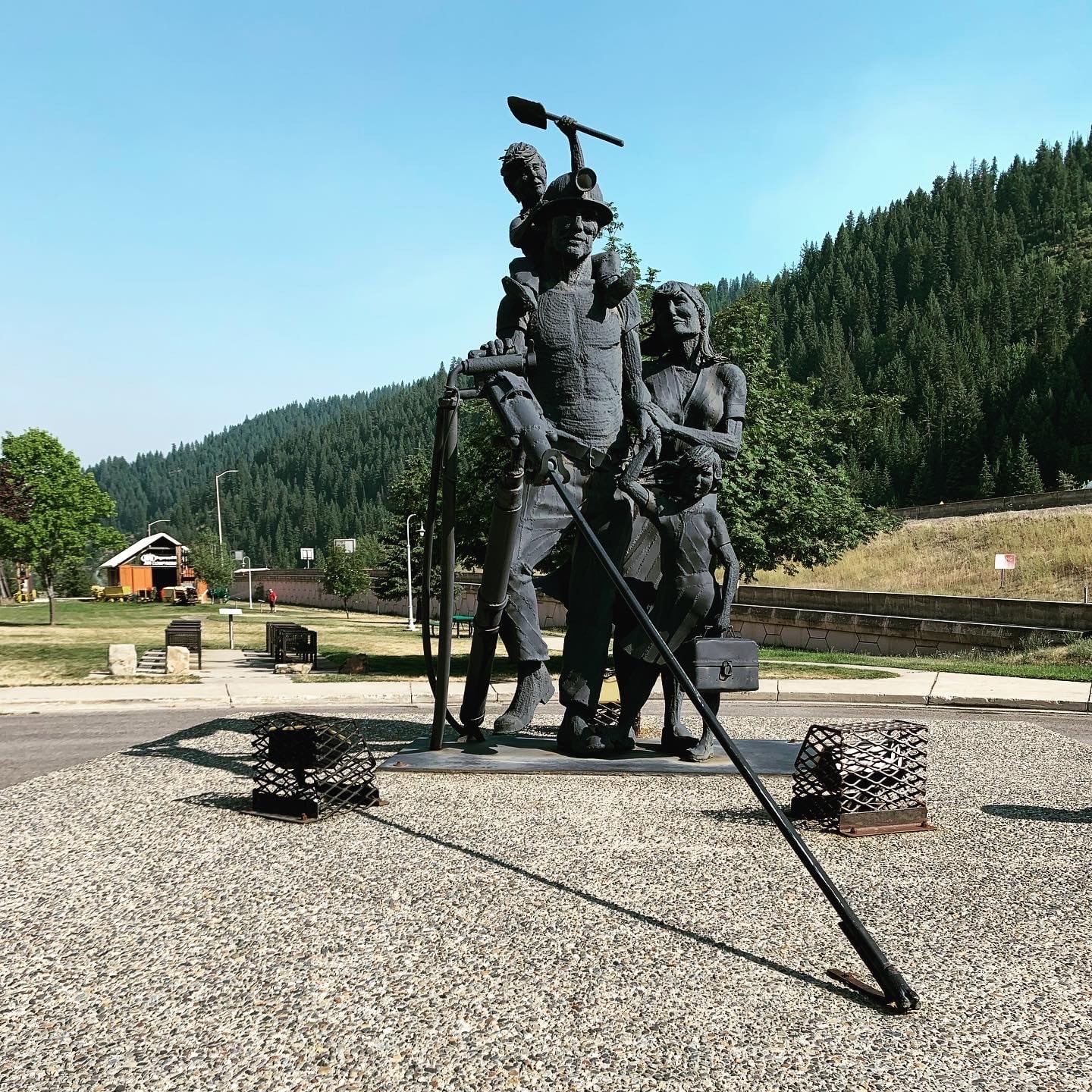Parking Area and Silver History Site - Wallace, ID