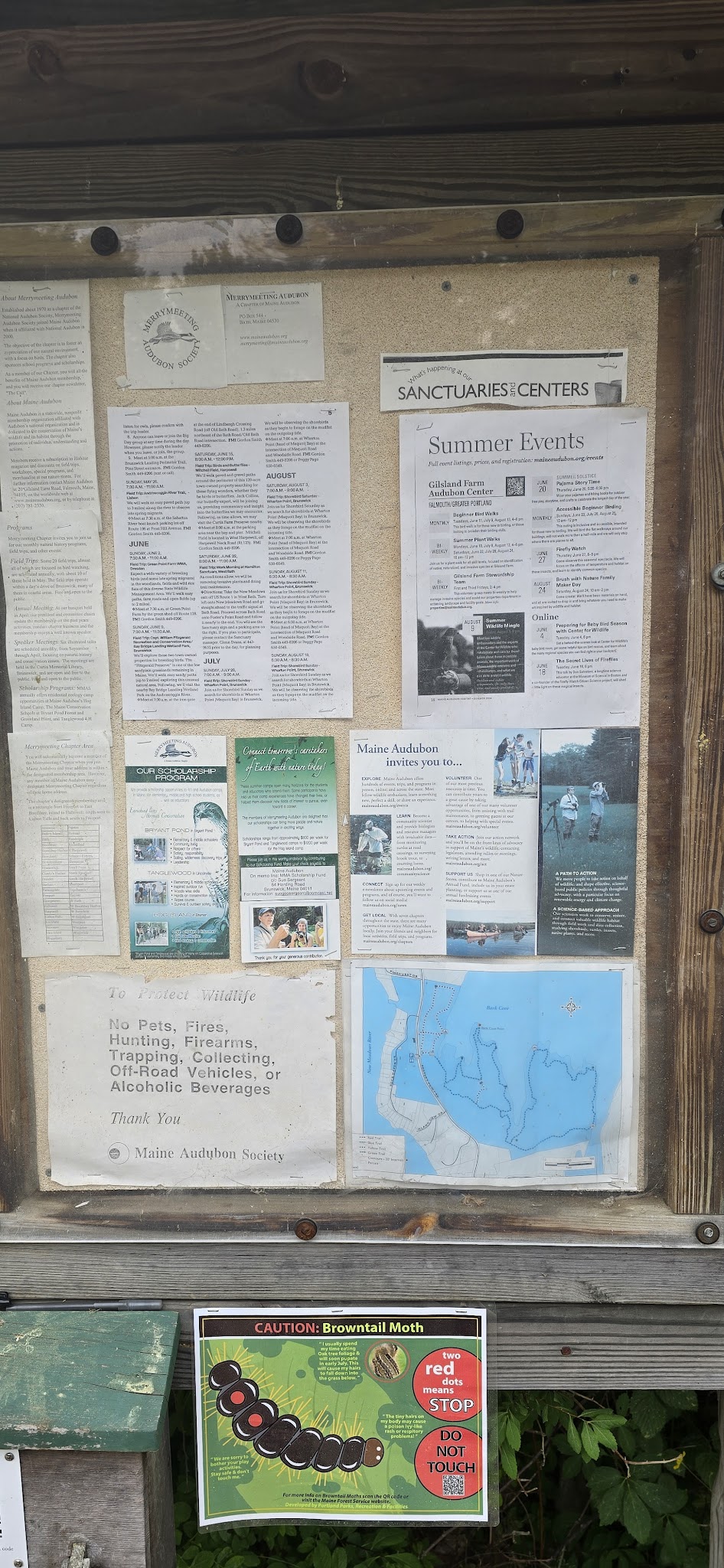 Hamilton Audubon Sanctuary parking - West Bath, ME