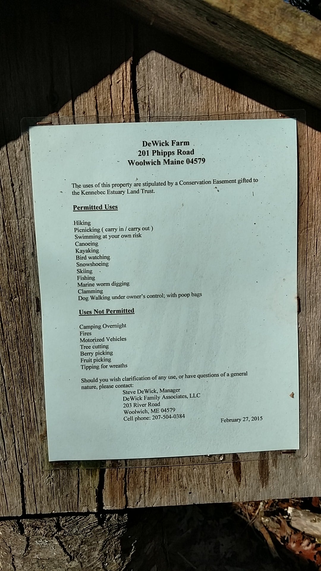 DeWick Farm - Woolwich, ME