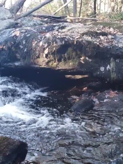 Pixie Falls and Ladies Room Rock trailhead - Ashford, CT