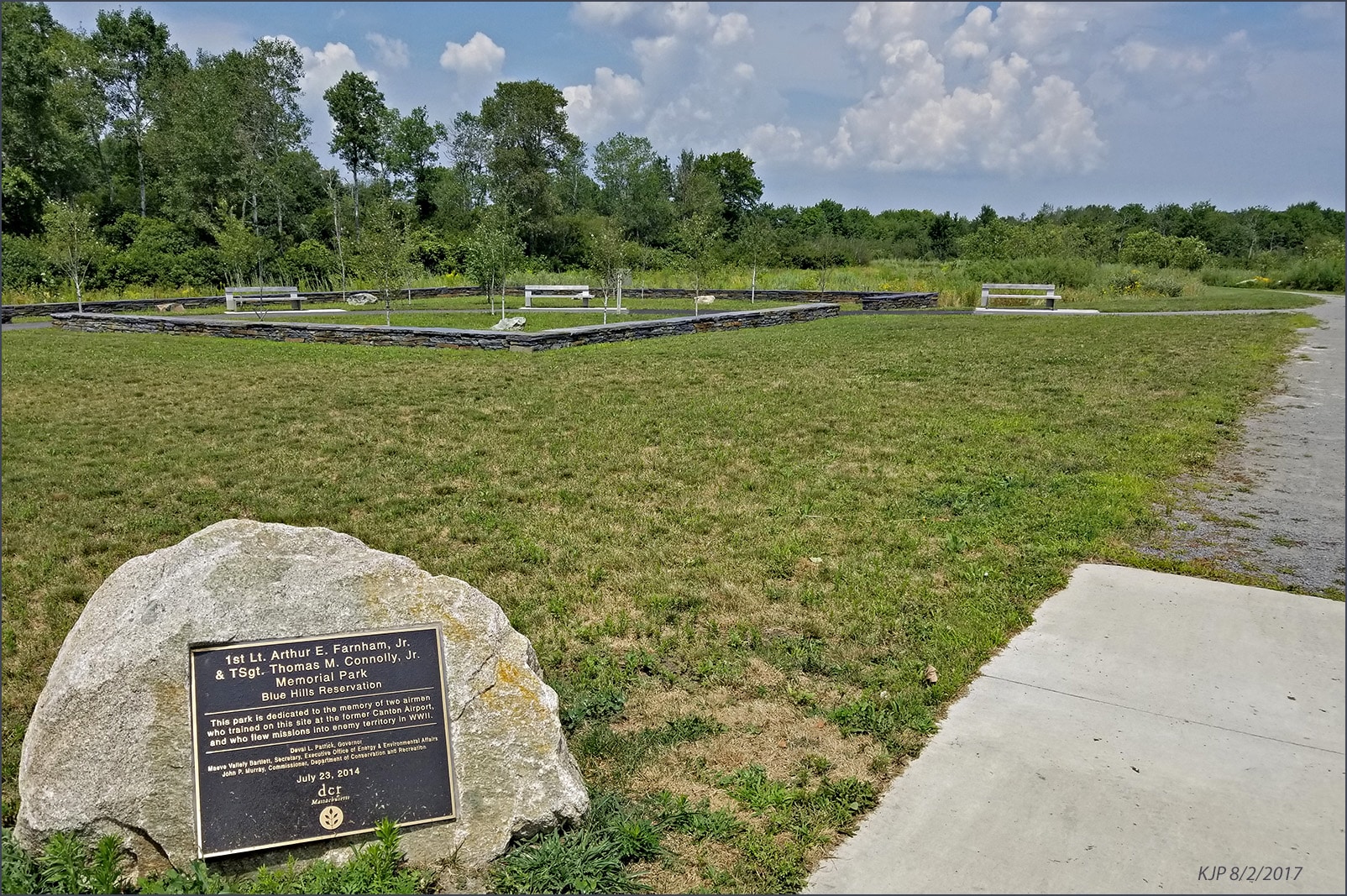 1st Lt. Arthur E. Farnham, Jr., and SSgt. Thomas M. Connolly, Jr. Memorial Park - Canton, MA