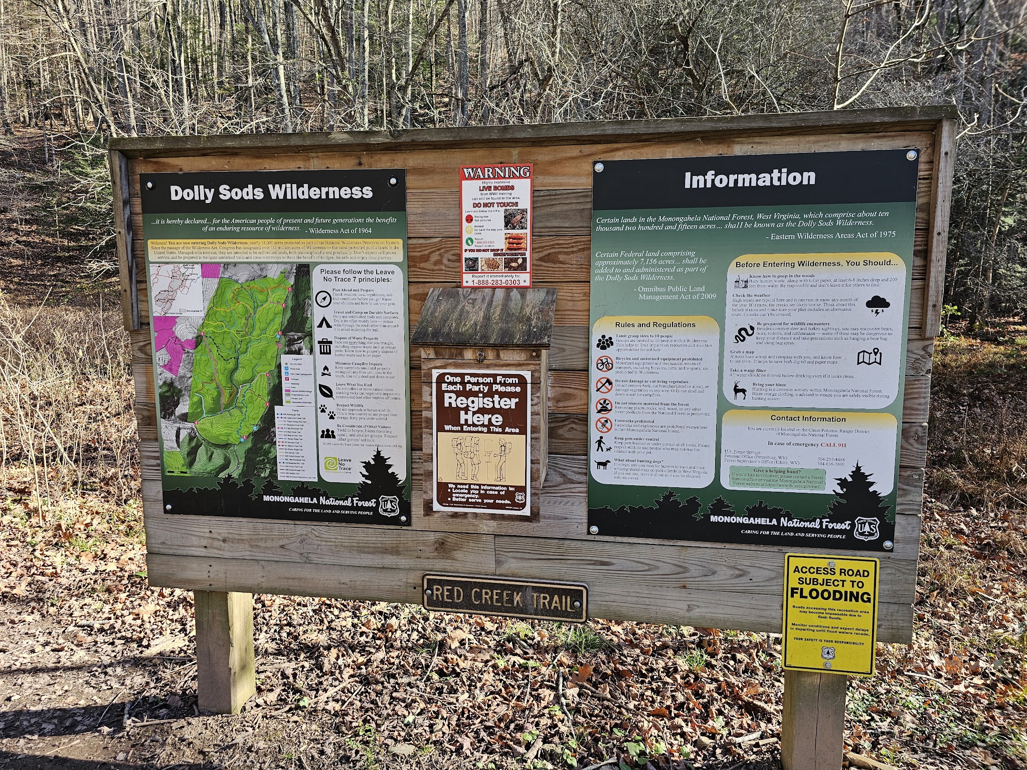 Red Creek Trailhead - Dryfork, WV