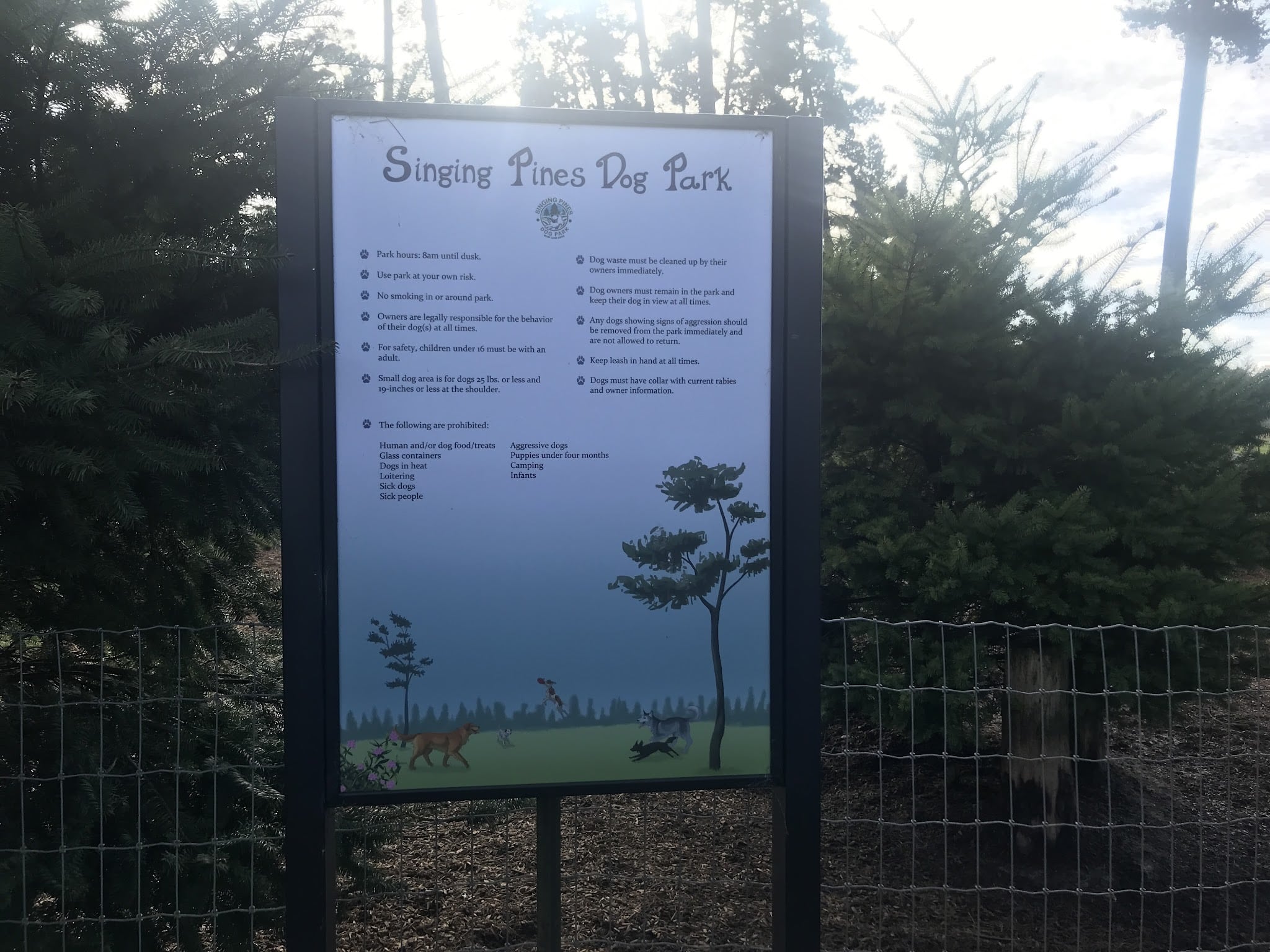 Dog park and parking - Florence, OR