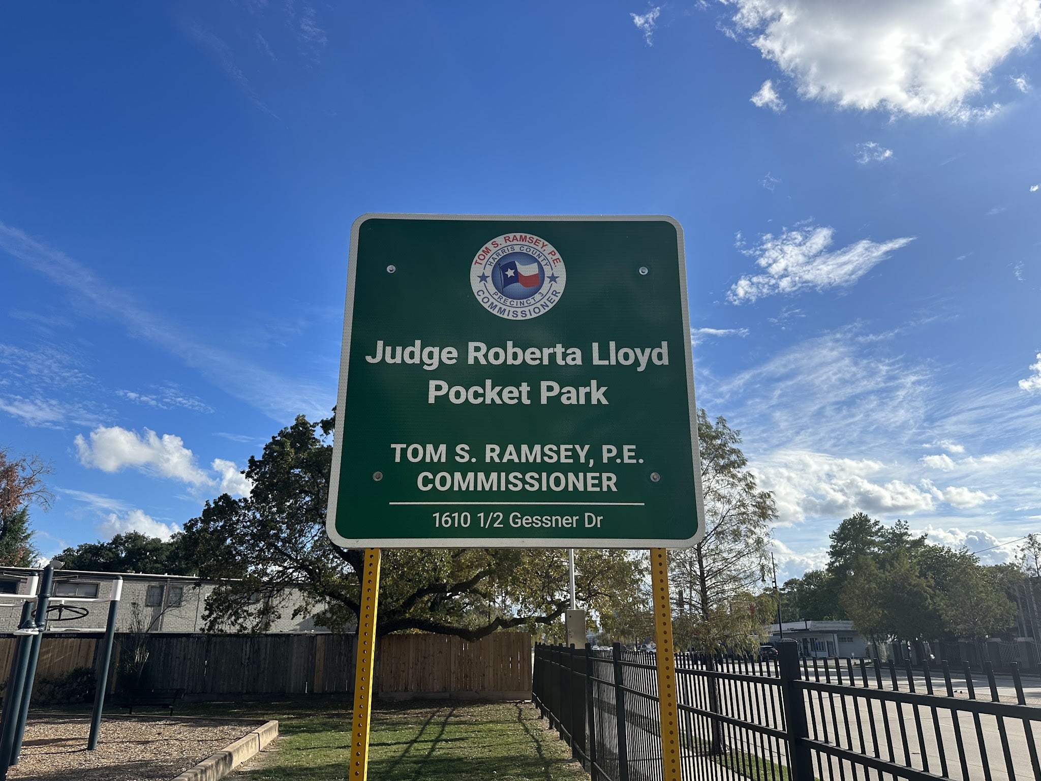 Judge Roberta Lloyd Park - Houston, TX