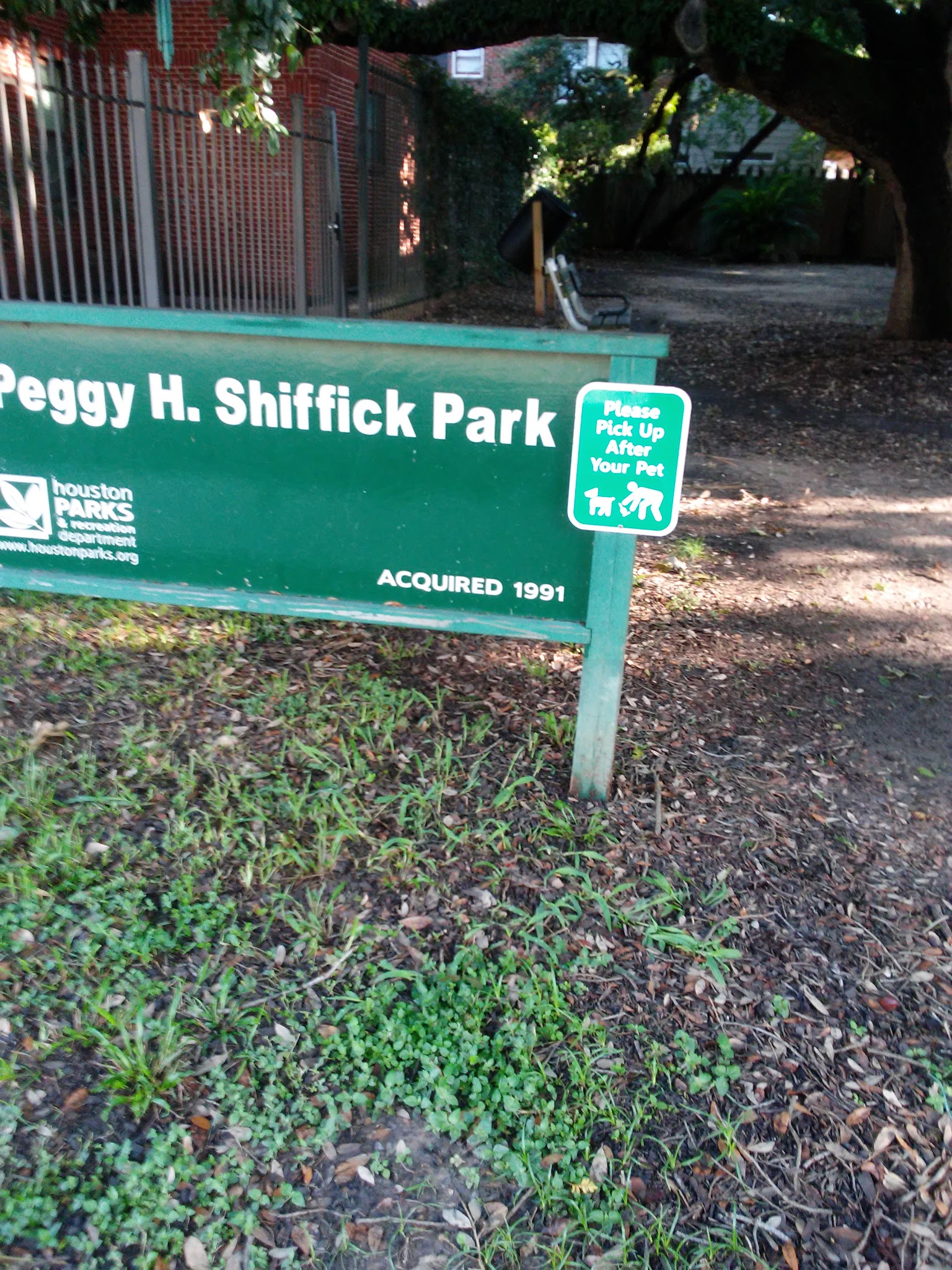 Shiffick (Peggy H.) Park - Houston, TX
