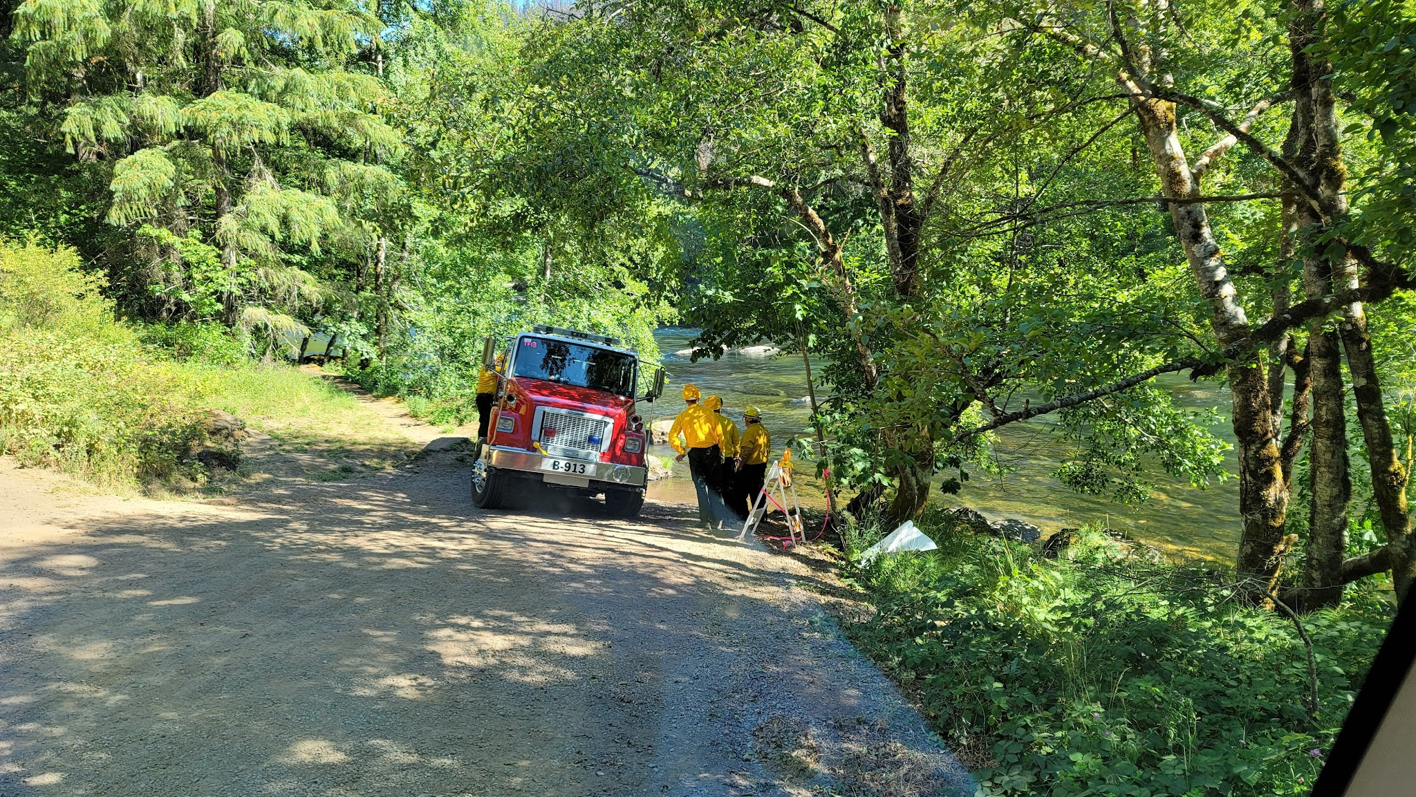 Gravel Bin Raft Launch - Idleyld Park, OR