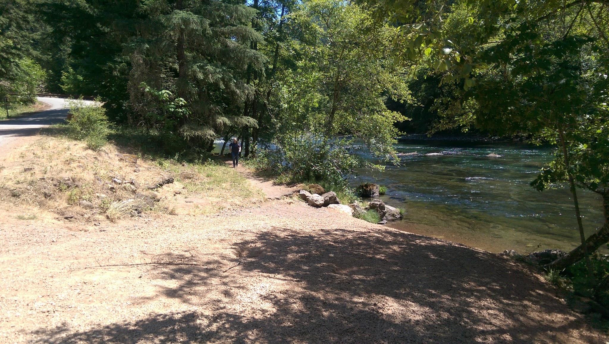 Gravel Bin Raft Launch - Idleyld Park, OR