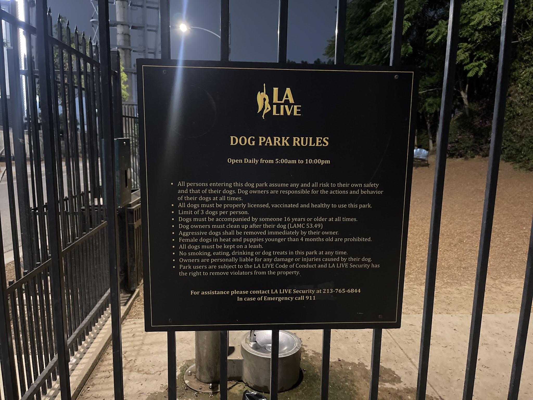 L.A. Live Large Dogs Park - Los Angeles, CA