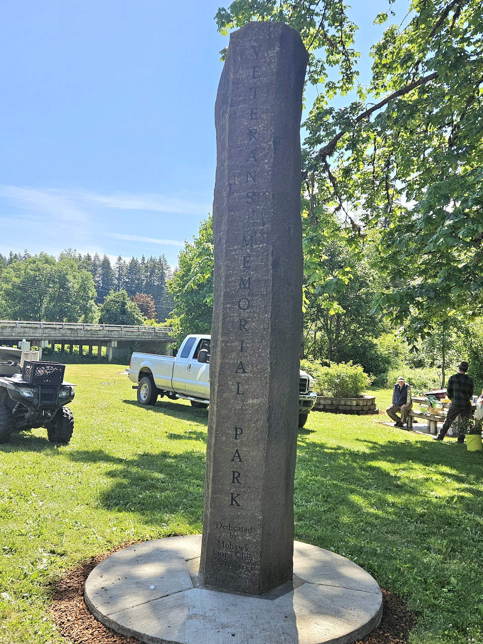 Lee Downing Veterans Memorial Park - Marcola, OR