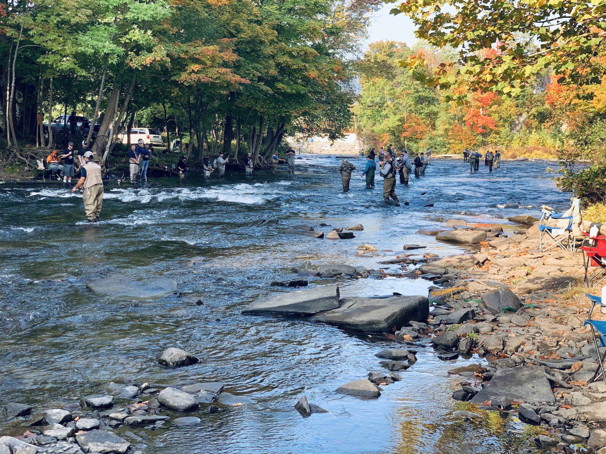 Pulaski Fishing Parking Lot - Pulaski, NY