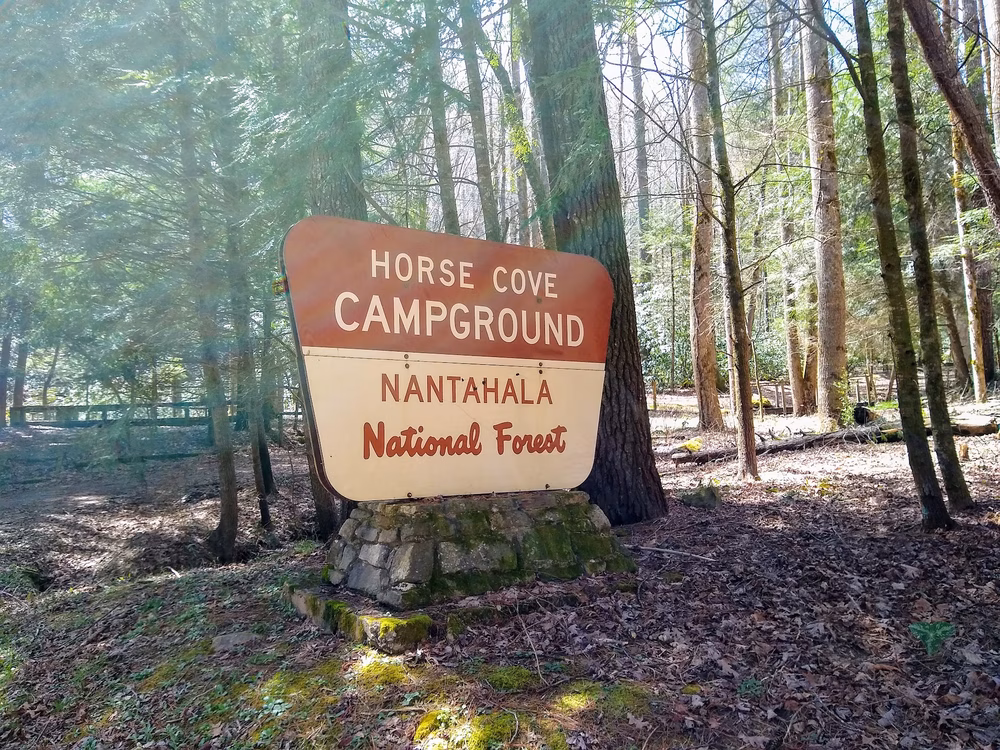 Horse Cove Campground, Cheoah Ranger District, Nantahala National Forest - Tapoco, NC