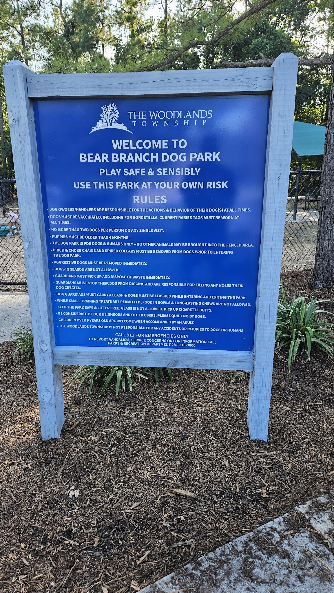 Bear Branch Dog Park - The Woodlands, TX