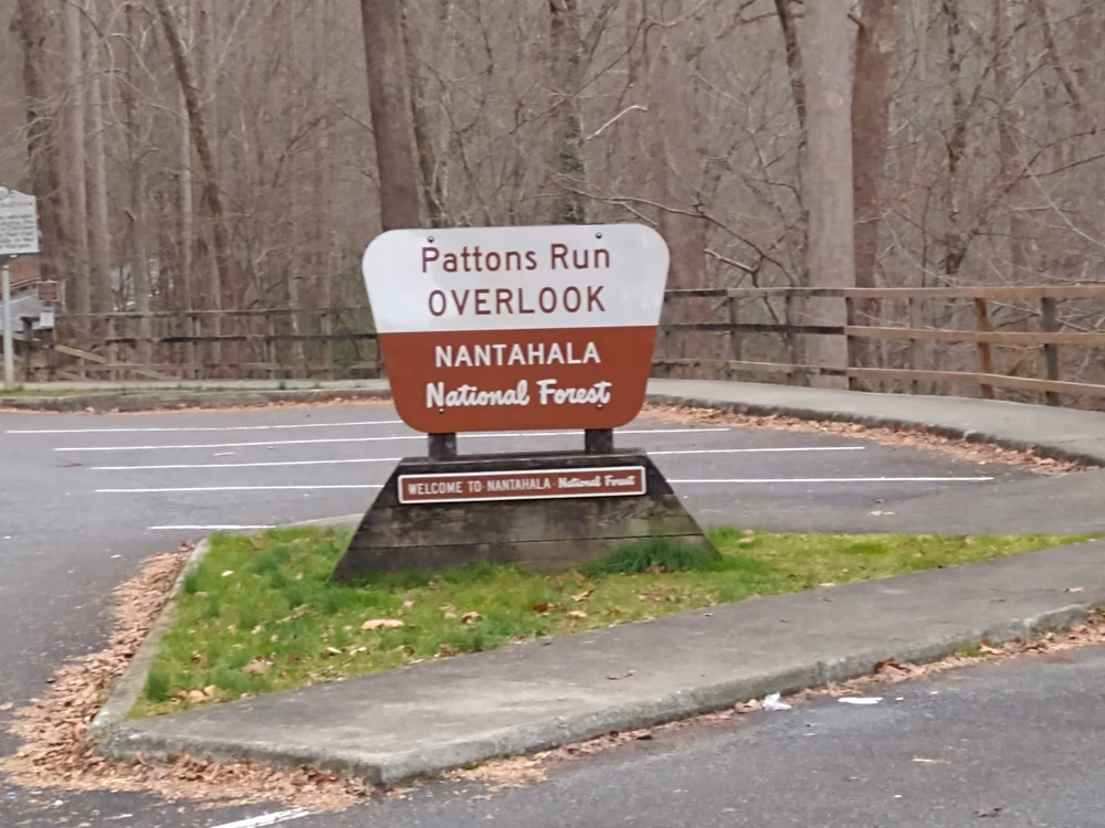 Patton's Run Overlook - Nantahala National Forest - Topton, NC